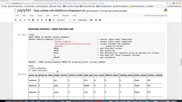 Data Utilities on Greenplum with Apache MADlib смотреть онлайн