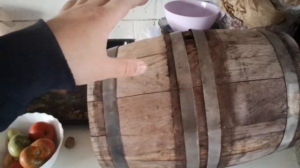 Как спасти дубовую бочку от течи, за сутки без напряга.
