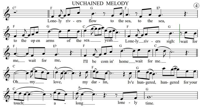 UNCHAINED MELODY for Bb Clarinet or Tenor Sax Sheet Music Play Along Backing Track /Lyrics/ Chord смотреть онлайн
