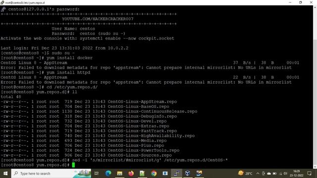How to Fix Error Failed to Download Metadata for Repo AppStream CentOS 8 RHEL смотреть онлайн