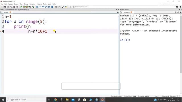 important question in python | easy pattern question | anaconda python смотреть онлайн
