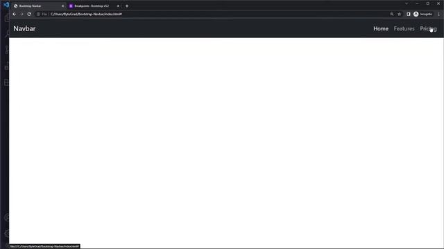 New Responsive Navbar in Bootstrap 5 смотреть онлайн