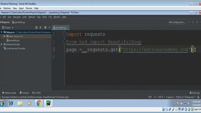 Web Scraping Extract Links From Web Page Using BeautifulSoup In Python смотреть онлайн