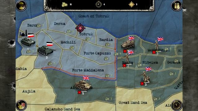 Strategy & Tactics: World War II / Walkthrough / Operation Crusader смотреть онлайн