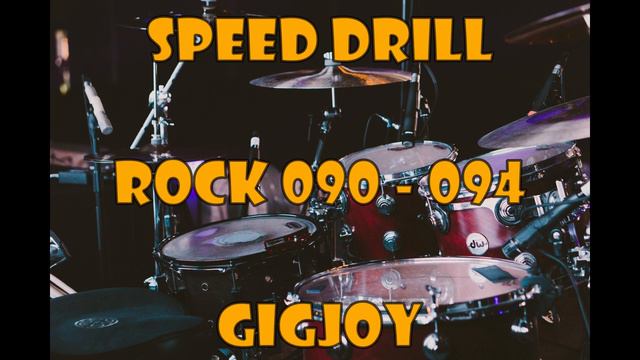 Speed Drill - Rock - From 90 to 94 bpm in 5 minutes смотреть онлайн