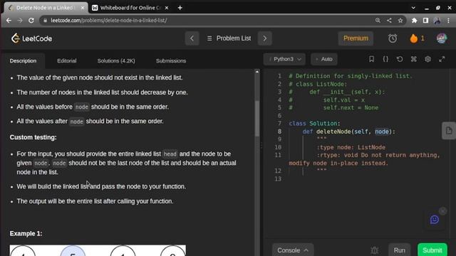 237. Delete Node in a Linked List || Python || Easy Solution Explanation смотреть онлайн