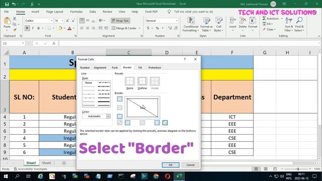 Split Cells Diagonally in Excel (Add Two Headers in Same Cell) смотреть онлайн