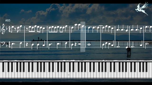 Astrakan Cafe - Anouar Brahem || Piano (music score and keyboard tutorial) смотреть онлайн