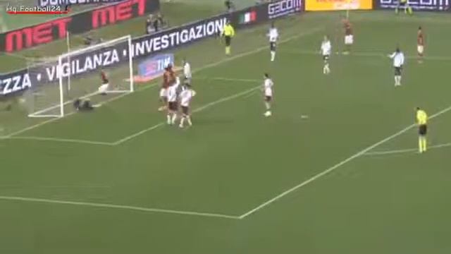 Mattia Destro Goal Roma 1-0 Livorno 18.01.2014 смотреть онлайн