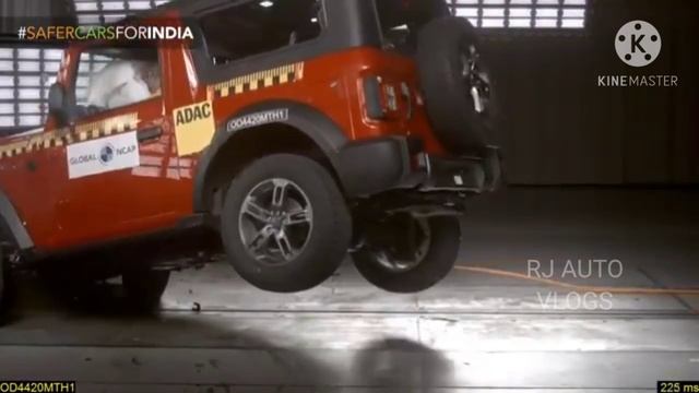 Thar Crash Tests | Shoking ?result | #Mahindra #SaferCarsForIndia
