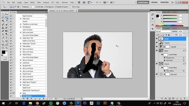 Engraving Lines Photoshop Action смотреть онлайн