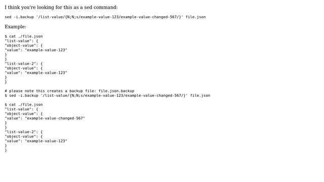 Linux sed command replace two lines having spaces and special characters using regular expression смотреть онлайн