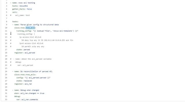 Ansible Automation Platform Configures Nexus 9K ACLs смотреть онлайн