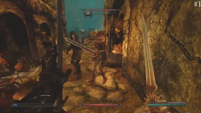 Skyrim Lets Play w/ Perkus Maximus 400+ mods Ep 33 The Wuuthrad setup смотреть онлайн