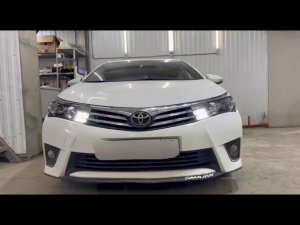 Toyota Corolla 180 - Замена штатного галогена на bi-led