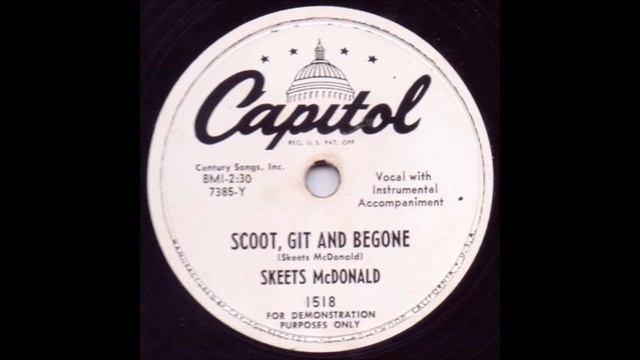 Scoot, Git And Begone - Skeets McDonald смотреть онлайн