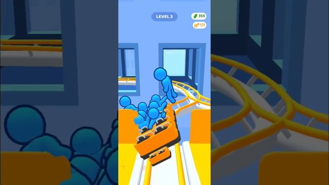 RUNNER COASTER GAME/ WALKTHROUGH LEVELS/ COLLECT MONEY смотреть онлайн