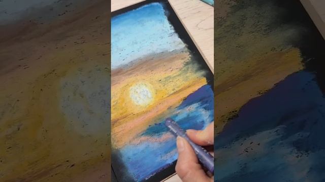Масляная пастель. Зимний этюд. #маслянаяпастель #пастель #oilpastel смотреть онлайн