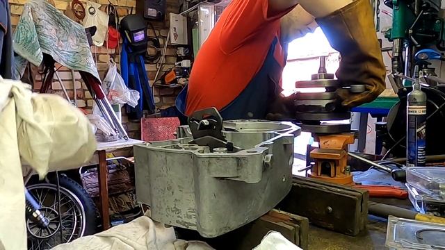 Мотор Ява 634 сборка ч.1 (Jawa 634) смотреть онлайн