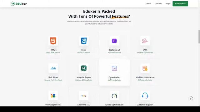 Eduker Online Course and Education HTML5 Template academy unbounce landing page смотреть онлайн
