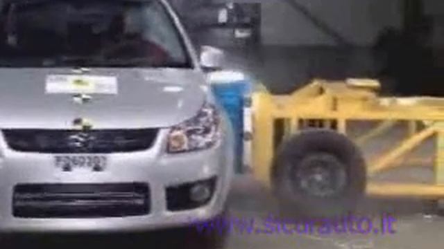 Crash Test EuroNCAP Suzuki SX4 Fiat Sedici www.sicurauto.it смотреть онлайн