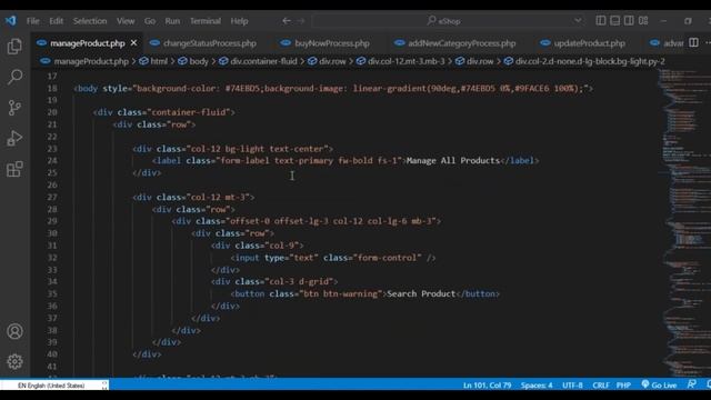 Design a responsive manage product page in admin panel using HTML , CSS , JavaScript and Bootstrap смотреть онлайн