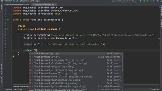 How to Automate Toast Messages in Selenium Webdriver смотреть онлайн