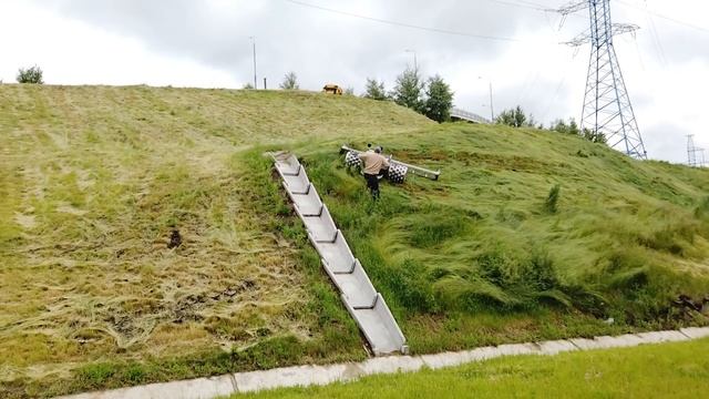 Покос крутого склона Brielmaier