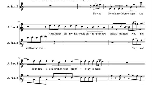 "We Don't Talk About Bruno" (Encanto) - Alto Sax Duet Cover | Sheet Music | Lyrics смотреть онлайн