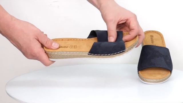 Женские шлепанцы INBLU VO 2A Синие | Купить в INBLU-SHOP смотреть онлайн