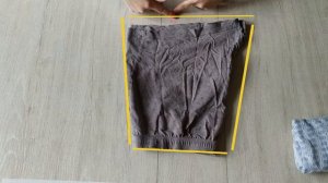 Три самых простых способа сложить трусы.