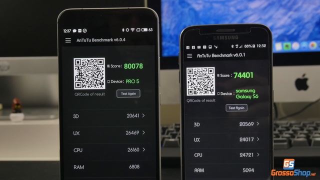 Meizu Pro 5 VS Galaxy S6 - BenchMark Test - Grossoshop смотреть онлайн