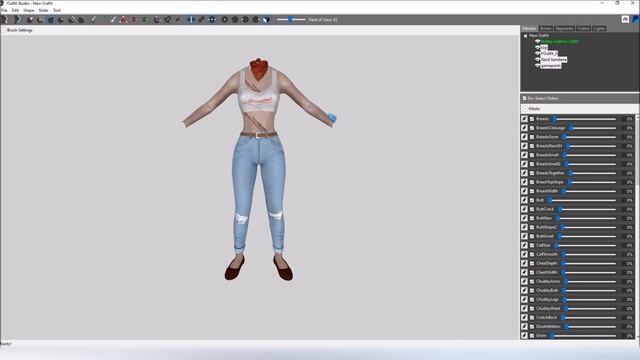 How to use CBBE Outfit Helper Reference (FO4, Bodyslide & Outfit Studio) смотреть онлайн