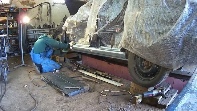 Дэу нексия замена порога за один день