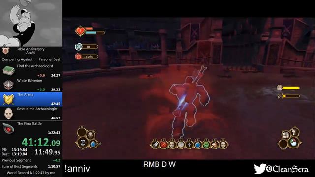 Fable Anniversary Any% Speedrun in 1:21:49 (6/14/17 - 6/16/17) смотреть онлайн
