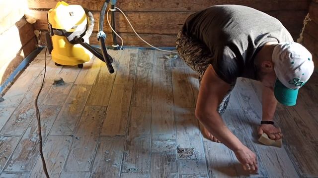 Как убрать с плитки остатки фуги? смотреть онлайн