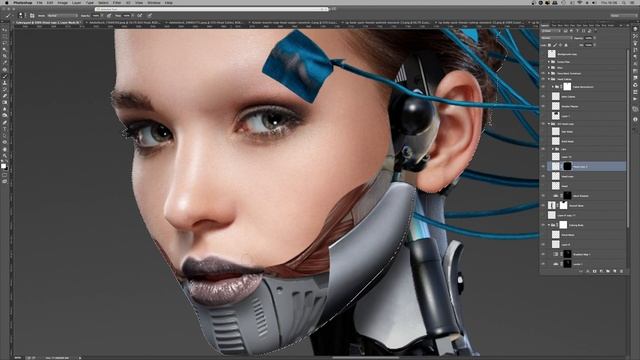 How I Created the AetherBorg Artwork in Photoshop смотреть онлайн