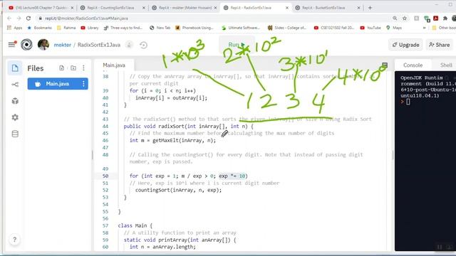 L10CS4306W01Sp21 Chapter 08 Radix and Bucket Sort Algorithms in Linear Time смотреть онлайн