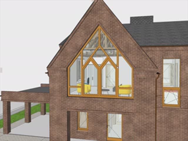 Проект дома 200м2 в Романском стиле