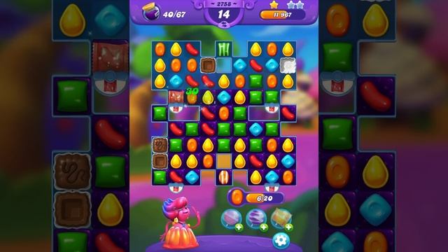 Let's Play - Candy Crush Friends Saga (Level 2756 - 2760) смотреть онлайн