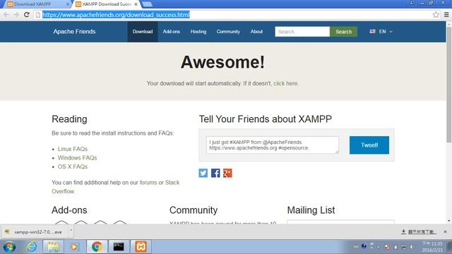 window 7 安裝 XAMPP 7 教學 смотреть онлайн