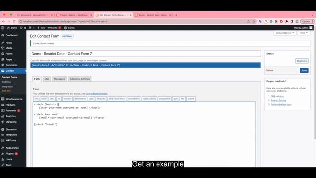 How To Add Restrict Date To Your Contact Form 7? смотреть онлайн