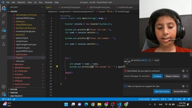Master Java Exception Handling! ? | Little Prof's Java Class смотреть онлайн