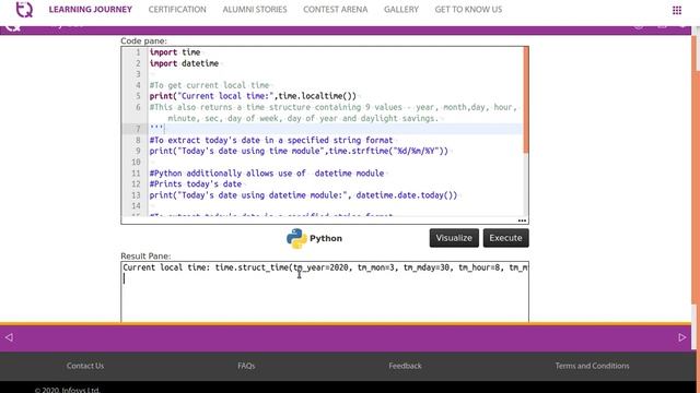 InfyTQ PF Day7 Video 9 Date Time Functions смотреть онлайн