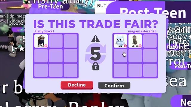 I traded the RAREST Adopt Me Pets of 2020! смотреть онлайн