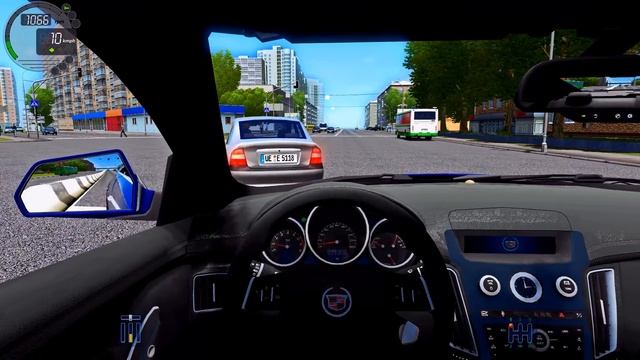 City Car Driving 1.5.3 Cadillac CTS-V Coupe - G27 HD [1080p][60fps] смотреть онлайн