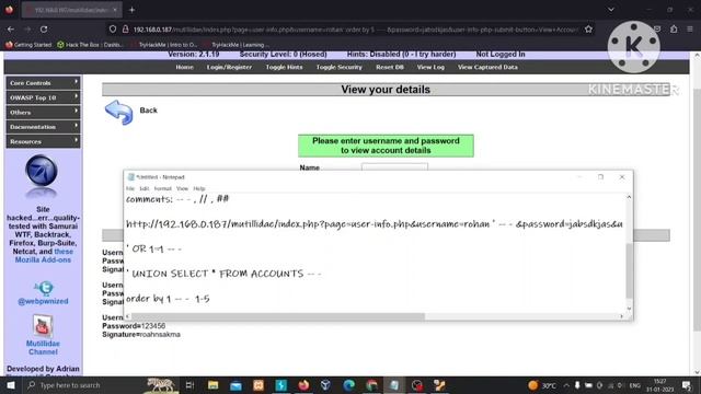 #4 SQL INJECTION Practical | Mutillidae | SQL INJECTION SERIES смотреть онлайн