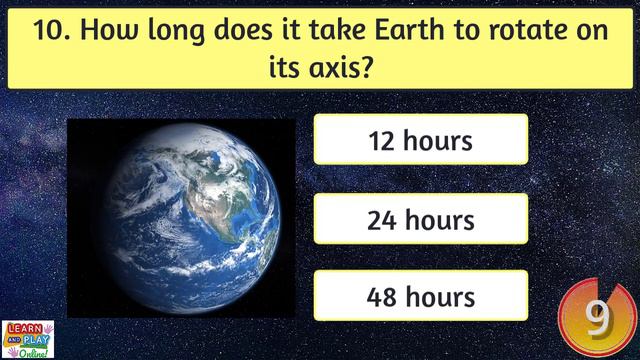 The Solar System Quiz For Kids!