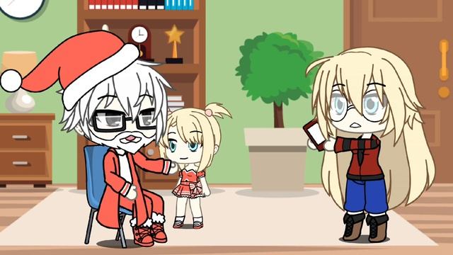 Santa Claus?! | gacha heat video?? gacha life Christmas смотреть онлайн
