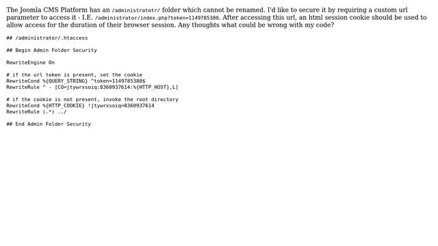 .htaccess RewriteRule with cookies not working смотреть онлайн